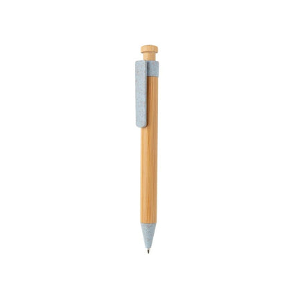 Bamboo pen with wheatstraw clip pack of 500 - hospitality