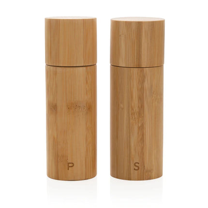 Bamboo salt and pepper mill set - hospitality