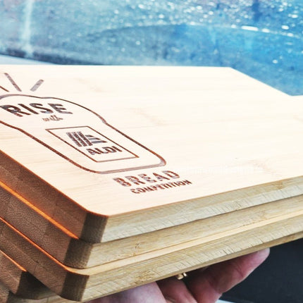 Bamboo Serving Board Crafted Heritage Collection 25 Pack - hospitality
