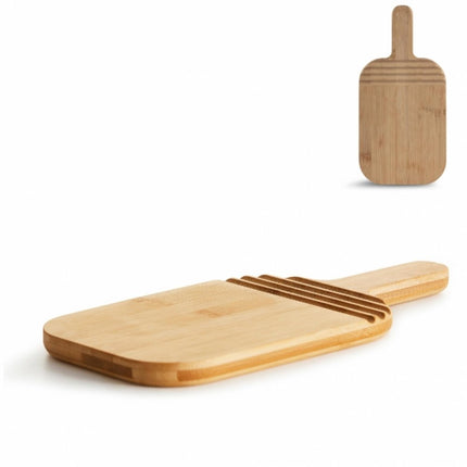 Bamboo Two-In-One Cutting Board 26.5x13cm With Handle - hospitality