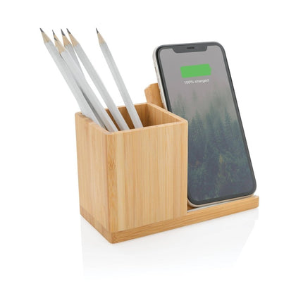 Bamboo wireless 10W charger pack of 25 - hospitality