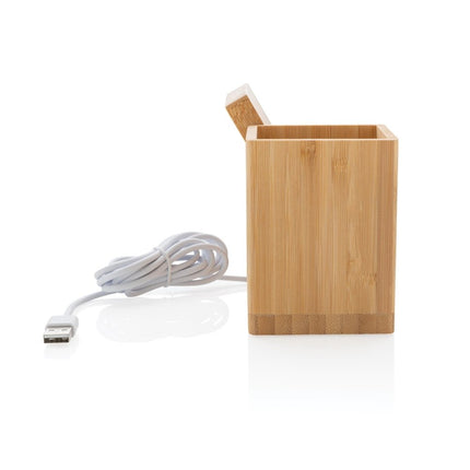 Bamboo wireless 10W charger pack of 25 - hospitality