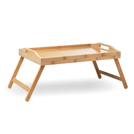 Wooden bamboo foldable tray pack of 10 Custom Wood Designs __label: Multibuy bambootablecustomwooddesignsservicetray_e8f65d07-bd34-4524-a453-908a7b48693c