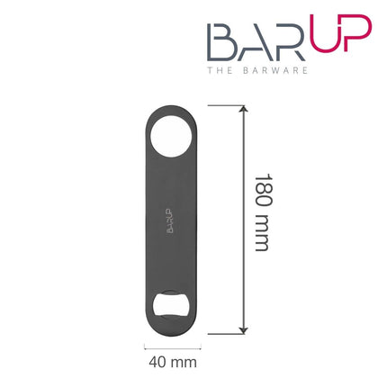 Bar blade, Bar up, Black, 180x40x(H)2mm - hospitality