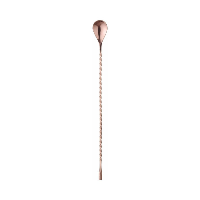 Bar spoon, Bar up, Copper, 385x35mm - hospitality