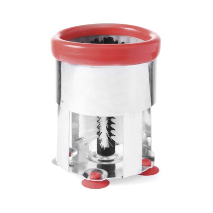 Bar Up Glass Brush With Aluminum Base - Durable Aluminum Base For Sturdy 150x190mm Glass Cleaning - hospitality