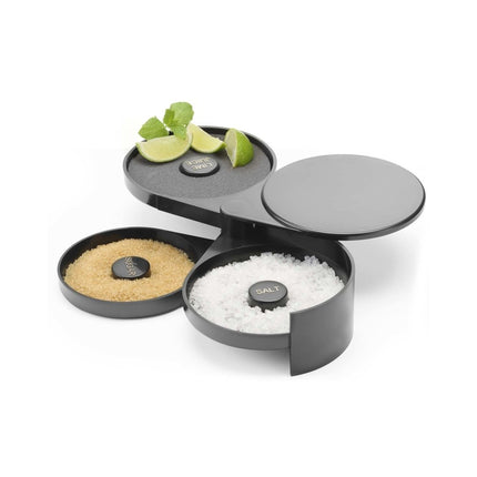 BarCraft Sugar And Salt Glass Rimmer - Keeps Flavorful Rims Ready For Colorful Glass Edges - hospitality