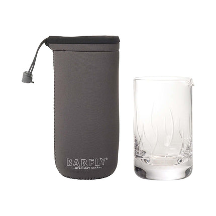 Barfly Protective Sleeve For 500ml And 550ml Mixing Glasses - Durable Neoprene Case With Secure Snap Lock - hospitality