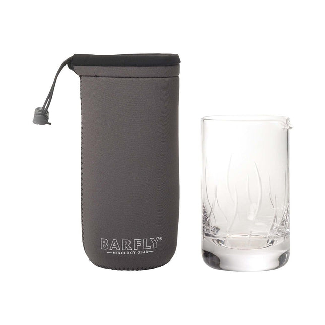 Barfly Protective Sleeve For 500ml And 550ml Mixing Glasses - Durable Neoprene Case With Secure Snap Lock - hospitality