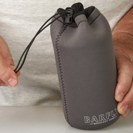 Barfly Protective Sleeve For 500ml And 550ml Mixing Glasses - Durable Neoprene Case With Secure Snap Lock - hospitality