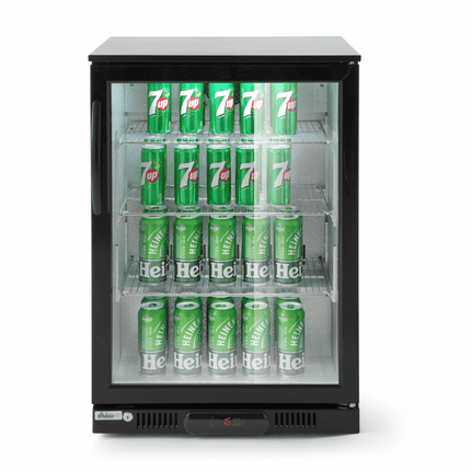 Barmatic Candour single door undercounter bar cooler, black , 97l - hospitality