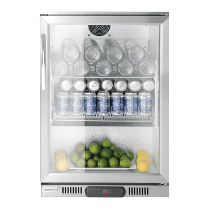 Barmatic Candour single door undercounter bar cooler, stainless steel, 103l - hospitality