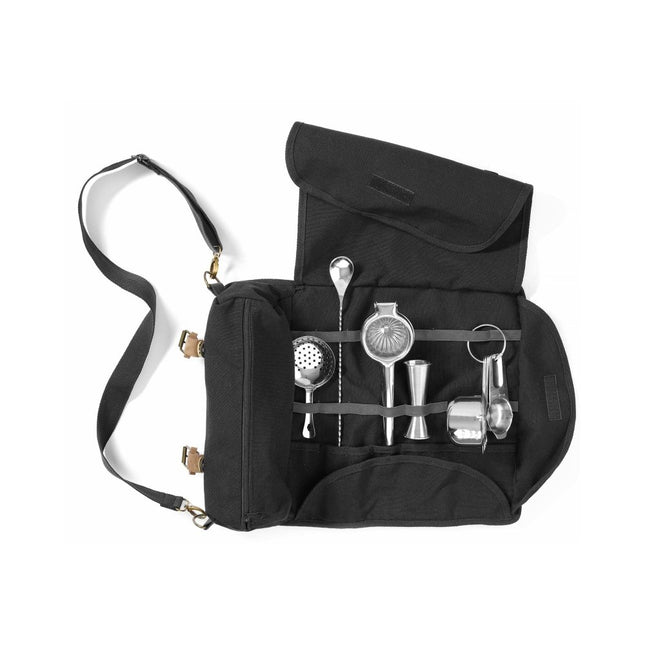 Bartender bag, Bar up, black, 210x370x(H)70mm - hospitality