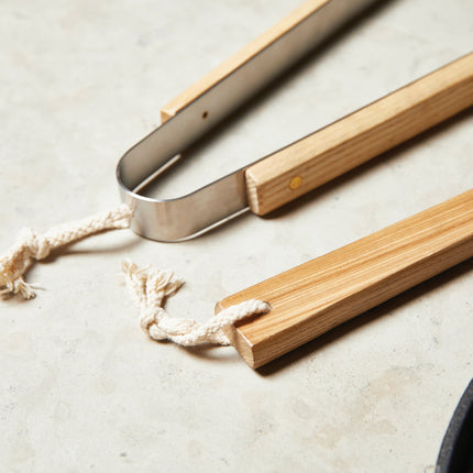 Wood grill tongs pack of 25 Custom Wood Designs __label: Multibuy bbqutensilscustomwooddesigns_8afa6789-00f3-40a8-864e-2eb7a7333ce4