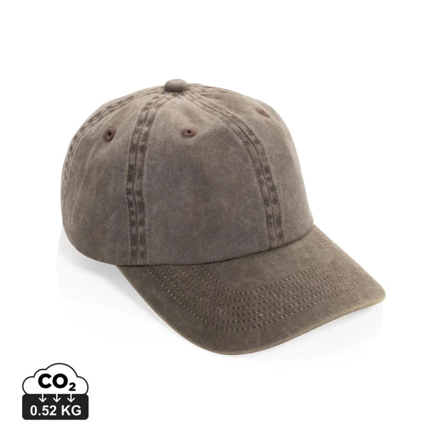 BEAU AWARE™ Washed 6 panel 270gsm cotton twill cap - hospitality