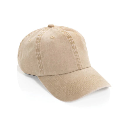 BEAU AWARE™ Washed 6 panel 270gsm cotton twill cap - hospitality