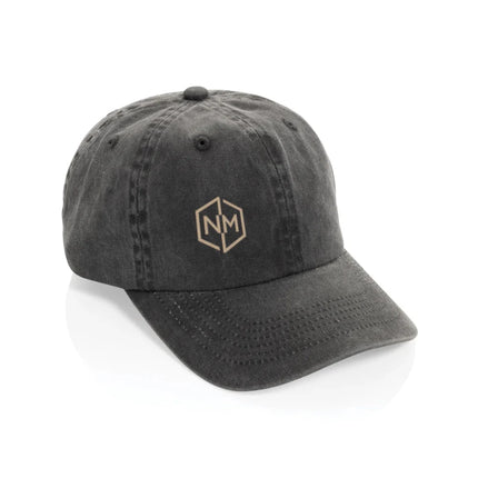 BEAU AWARE™ Washed 6 panel 270gsm cotton twill cap - hospitality