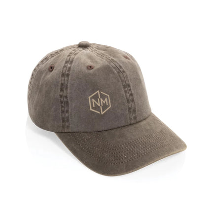 BEAU AWARE™ Washed 6 panel 270gsm cotton twill cap - hospitality
