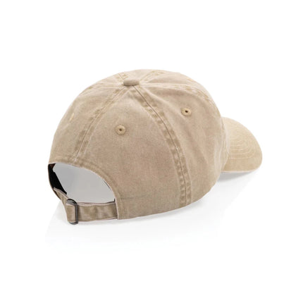 BEAU AWARE™ Washed 6 panel 270gsm cotton twill cap - hospitality