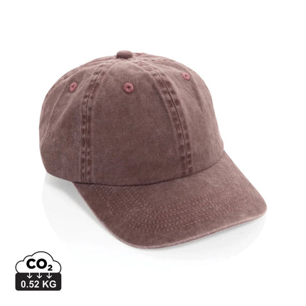 BEAU AWARE™ Washed 6 panel 270gsm cotton twill cap - hospitality