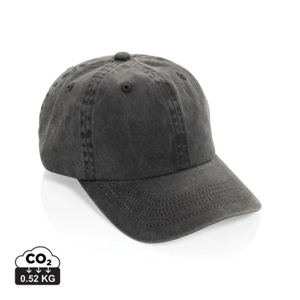 BEAU AWARE™ Washed 6 panel 270gsm cotton twill cap - hospitality