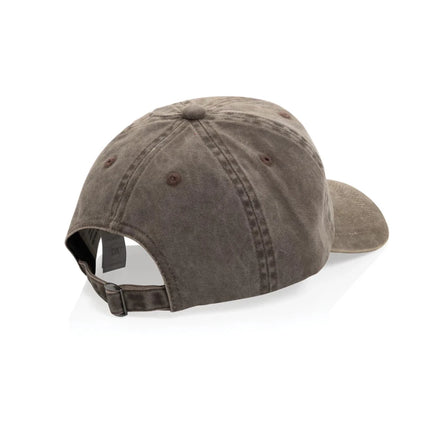 BEAU AWARE™ Washed 6 panel 270gsm cotton twill cap - hospitality