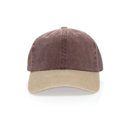 BEAU AWARE™ Washed 6 panel 270gsm cotton twill two tone cap - hospitality