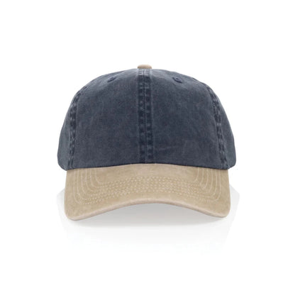 BEAU AWARE™ Washed 6 panel 270gsm cotton twill two tone cap - hospitality