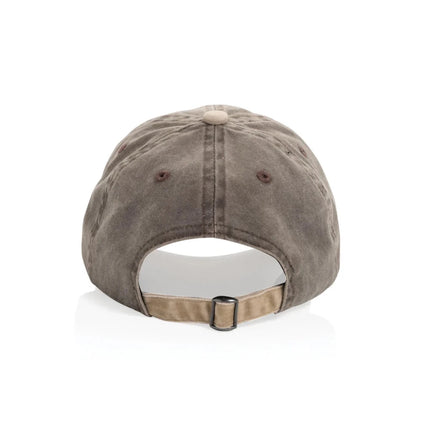 BEAU AWARE™ Washed 6 panel 270gsm cotton twill two tone cap - hospitality