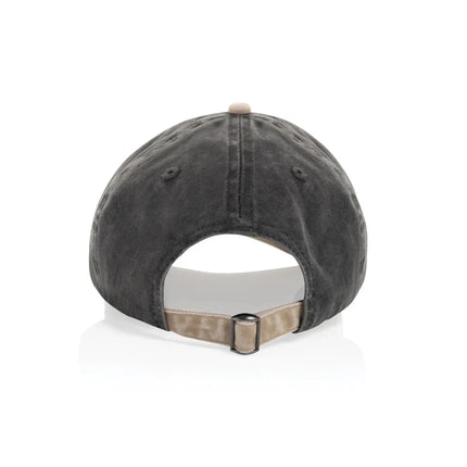 BEAU AWARE™ Washed 6 panel 270gsm cotton twill two tone cap - hospitality