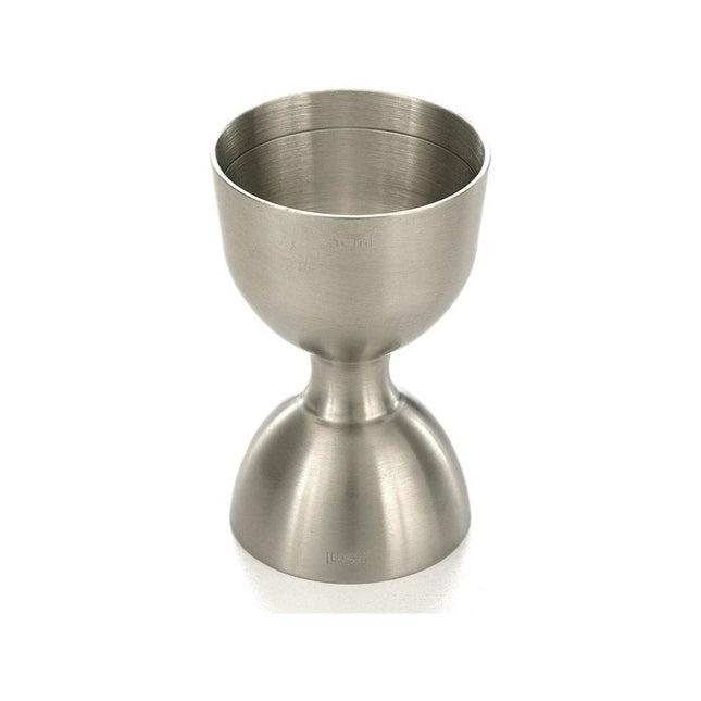 Bell jigger with straight rim, stainless steel, 25/50ml - hospitality