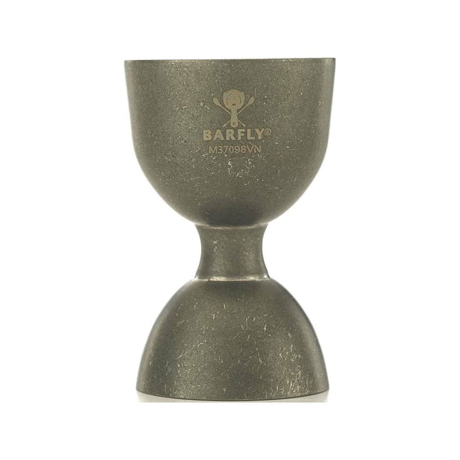 Bell jigger with straight rim, vintage, 25/50ml - hospitality