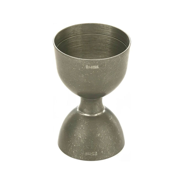 Bell jigger with straight rim, vintage, 25/50ml - hospitality