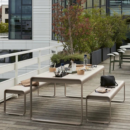 Bellevie 196 x 90 cm Outdoor Dining Table Eight Seater - with storage - hospitality