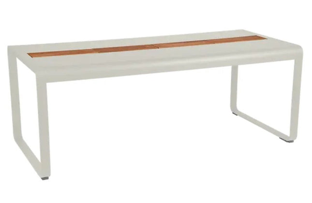 Bellevie 196 x 90 cm Outdoor Dining Table Eight Seater - with storage - hospitality
