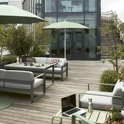  and wooden legs on a patio.Outdoor Sofa24575178949239