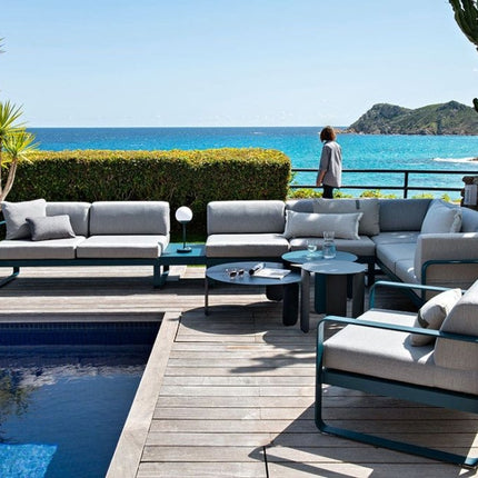 Bellevie 3-Seater Club Sofa for Hotel Terraces - CWDH