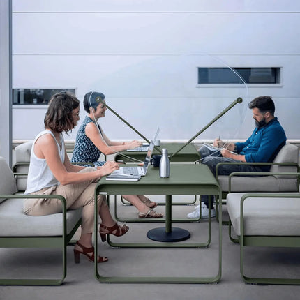  metal frame in a modern outdoor furniture design