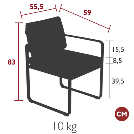 BELLEVIE Dining Armchair - hospitality