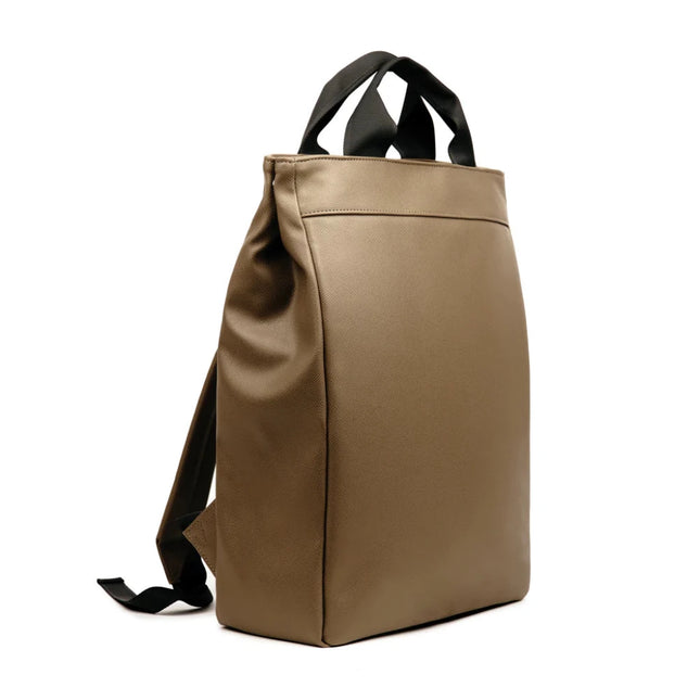 Bermon RCS Collection Recycled PU Backpack With Padded Laptop Compartment And Luxe Craftsmanship - hospitality