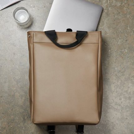 Bermon RCS Collection Recycled PU Backpack With Padded Laptop Compartment And Luxe Craftsmanship - hospitality