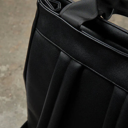 Bermon RCS Collection Recycled PU Backpack With Padded Laptop Compartment And Luxe Craftsmanship - hospitality