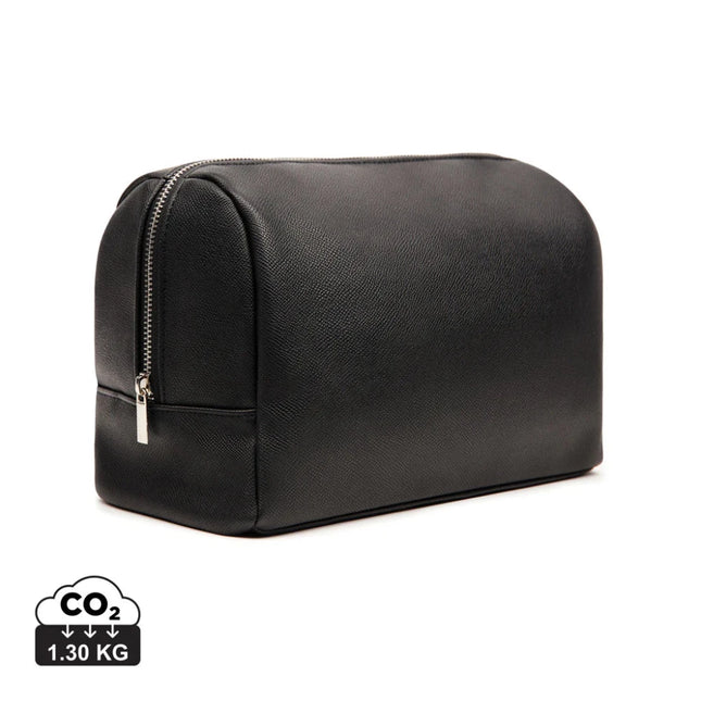 Bermon RCS Recycled PU Toiletry Bag From The Heritage Collection With Hand Finished Zipper – part of Spa Weekend kit