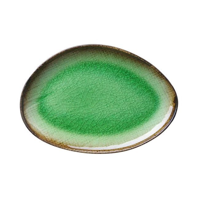 Beryl organic shaped plate, 270x190mm - hospitality