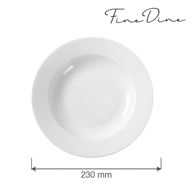 Bianco deep plate, 230mm - hospitality