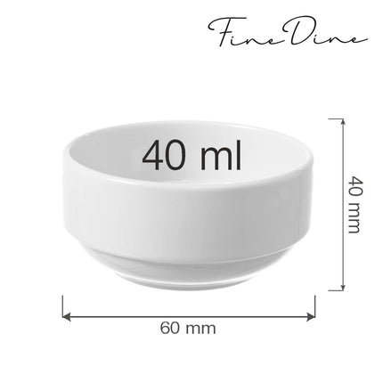 Bianco stackable bowl, 60mm - hospitality