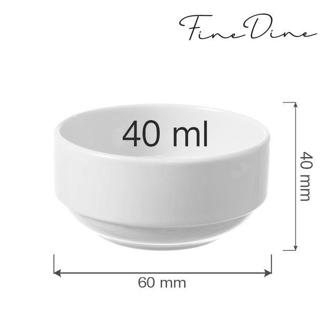 Bianco stackable bowl, 60mm - hospitality