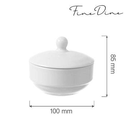 Bianco sugar bowl, 100x(H)85mm - hospitality