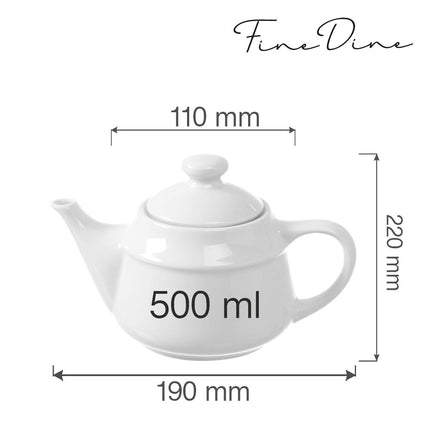 Bianco tea pot , 180x(H)115mm - hospitality