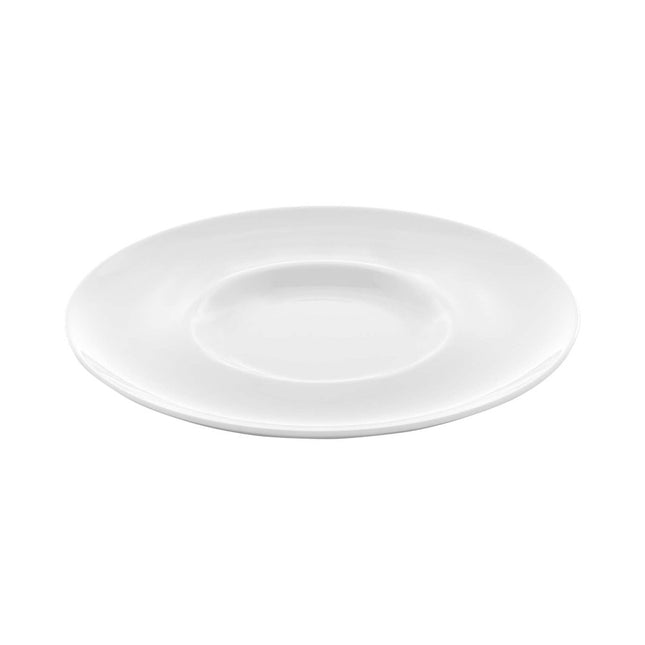 Bianco wide rim flat plate, 310mm - hospitality